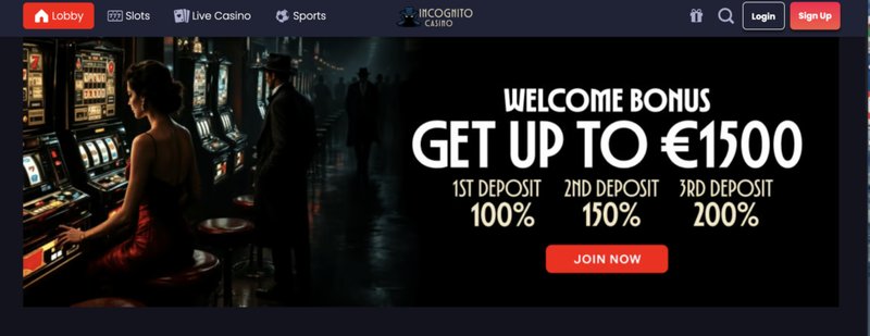Incognito casino withdrawal in United Kingdom